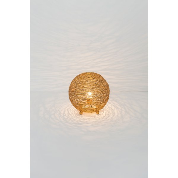 Holländer Tischleuchte 1-flg. CAMPANO Piccolo Eisen gold