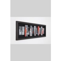 Holländer Wandbild TOROCIELLA Holz schwarz-grau-rot