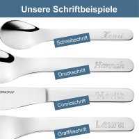 Puresigns Kinderbesteck Dschungel-Tiere Natura 4tlg mit...