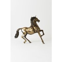 Holländer Dekopferd CAVALLO GRANDE Aluminium gold