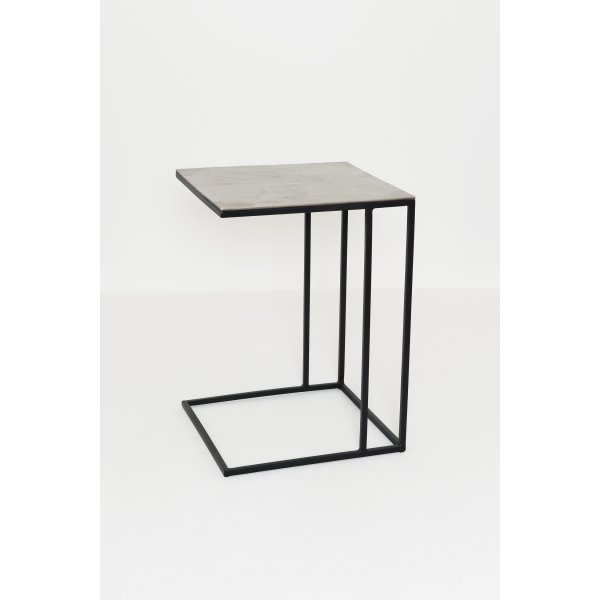 Holländer Beistelltisch DINAMICA Aluminium silber