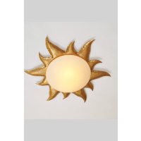 Holländer Deckenleuchte 2-flg. SOLE ORO Eisen gold
