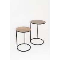 Holländer Tischset 2-tlg VISITATORE Aluminium gold