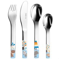 Puresigns Kinderbesteck Waldtiere Friends 4tlg mit Gravur...