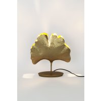 Holländer Tischleuchte 1-flg. GINGKO Eisen gold