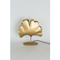 Holländer Tischleuchte 1-flg. GINGKO Eisen gold