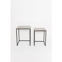 Holländer Tischset 2-tlg EFFETTO Aluminium silber