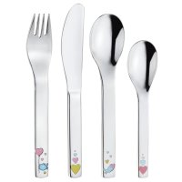 Puresigns Kinderset Herzen Cora 7tlg Kinderbesteck +...