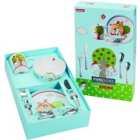 Puresigns Kinderset Bauernhof Ferme 7tlg mit Gravur (zB...