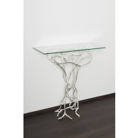 Holländer Konsole CONTESSA Aluminium mattsilber