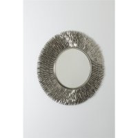 Holländer Spiegel FOGLIAME Aluminium silber