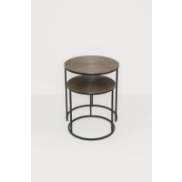 Holl&auml;nder Tischset 2-tlg. COMPLICE Aluminium gold