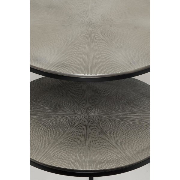 Holländer Tischset 2-tlg. COMPLICE Aluminium silber