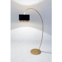 Holländer Stehleuchte 1-flg. METEOR Eisen gold