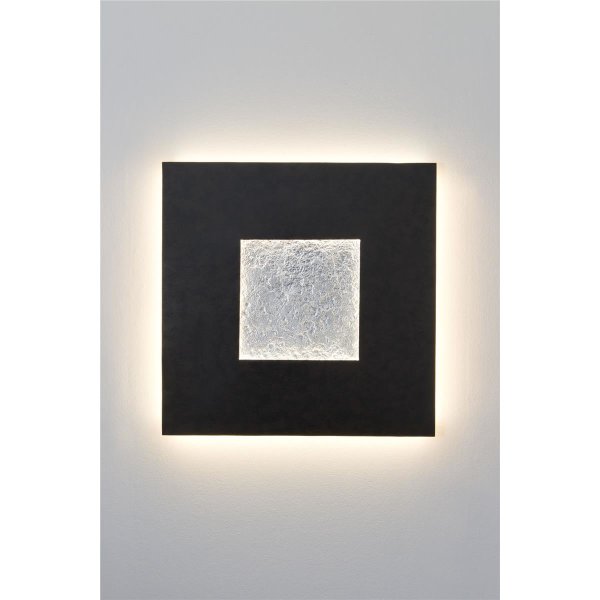Holländer Wandleuchte ECLIPSE GROSS Eisen braun-schwarz-silber