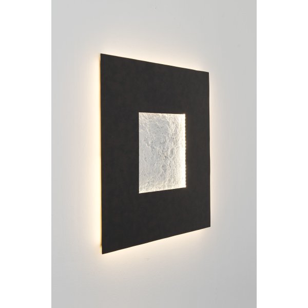 Holländer Wandleuchte ECLIPSE GROSS Eisen braun-schwarz-silber