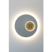 Holl&auml;nder Wandleuchte LUNA RUND GROSS L Eisen...