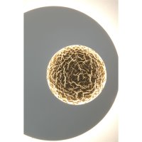 Holländer Wandleuchte LUNA RUND GROSS L Eisen...