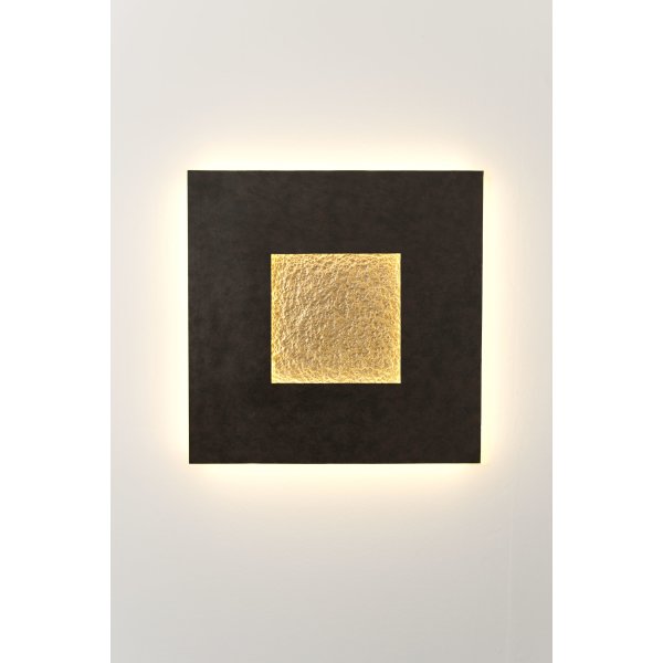 Holländer Wandleuchte ECLIPSE GROSS Eisen braun-schwarz-gold