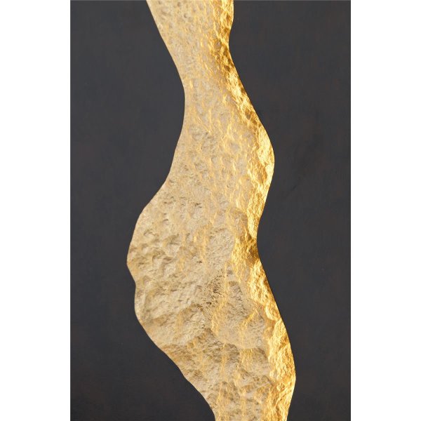 Holländer Wandleuchte LAVA Eisen braun-schwarz-gold