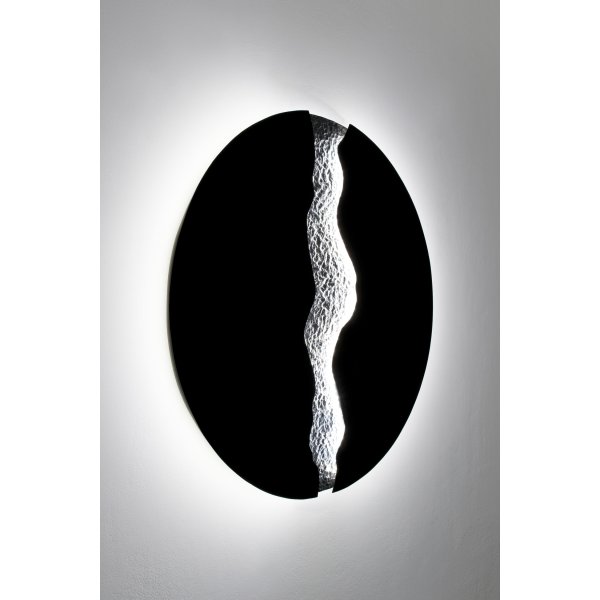 Holländer Wandleuchte LAVA Eisen braun-schwarz-silber