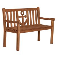 deVries Gartenbank Woodie Anker 120cm Teakholz Bank