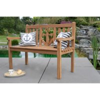 deVries Gartenbank Woodie Anker 120cm Teakholz Bank