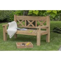 deVries Woodie Bank Rustique 160 cm, rustikale Teakholz...