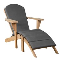 deVries Woodie Garten-Lounger, Liege inkl. Kissenauflage...