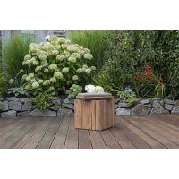 deVries Woodie Box Schatulle inkl. Kissenauflage uni taupe