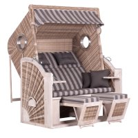deVries Strandkorb deVries PURE® Cliff XXL SUN PE...