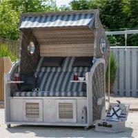 deVries Strandkorb deVries PURE® Cliff XXL SUN PE...