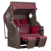 deVries Strandkorb deVries PURE® Cliff XL SUN PE st....