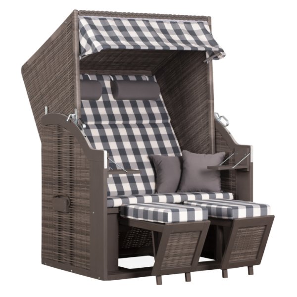 deVries Strandkorb deVries PURE® Standard PE grey Des. 478