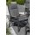 deVries Montana Dining Relaxsessel Aluminium / Textilene mit Teakarmlehne