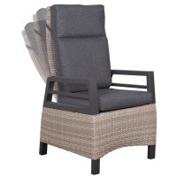 deVries Montana Dining Relaxsessel 8 mm spotty grey