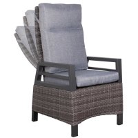 deVries Montana Dining Relaxsessel 8 mm dark grey
