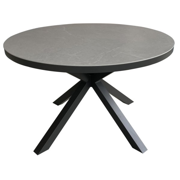 deVries Livingston Tisch rund 120 cm light grey