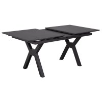 deVries Hammond Ausziehtisch 160/210 x 90 cm dark grey