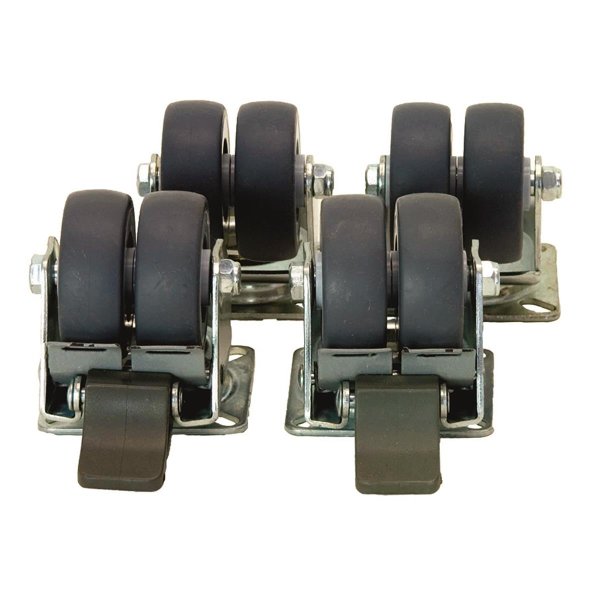 deVries Strandkorb-Doppellenkrollen 4er-Set Rollen