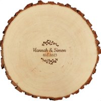 Sterngraf Baumscheibe 30cm mit Gravur (Namen)...
