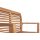 Bank mit Gravur zB Ranken Ornament, Gartenbank Lamelle 120cm Edelstahlschild personalisiert