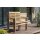 Bank mit Gravur zB Ranken Ornament, Gartenbank Lamelle 120cm Edelstahlschild personalisiert