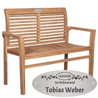 Rentnerbank mit Gravur zB Legende im Ruhestand,...
