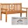 Goldene Hochzeit Bank mit Gravur zB Ringe, Gartenbank Anker 150cm, Edelstahlschild personalisiert