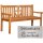 Rentnerbank mit Gravur zB Krone, Ruhestand Gartenbank Anker 150cm, Edelstahlschild personalisiert