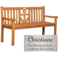 Bank zum Ruhestand mit Gravur zB Wunschtext (Namen),...