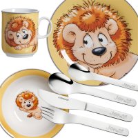 Sterngraf Kinderset Löwe 7tlg mit Gravur (zB Namen)...