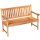 deVries Gartenbank Mendip 130cm, Teak Holz Bank