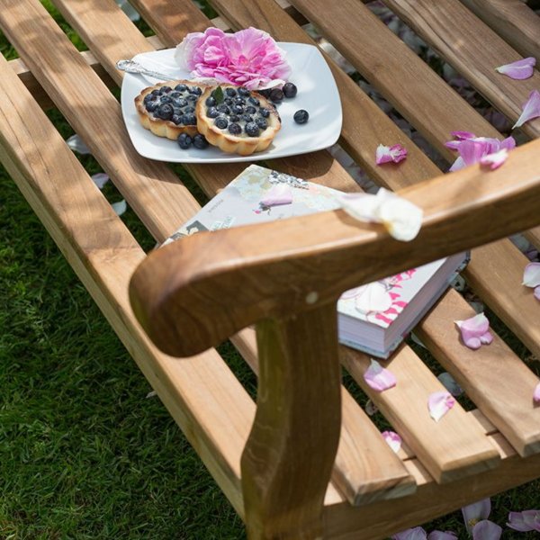 deVries Gartenbank Mendip 150cm, Holz Teak Bank